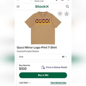 Brand new Gucci shirt, large